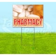 thumbnail image 1 of Pharmacy Red Txt (18" x 24") Yard Sign, Includes Metal Step Stake, 1 of 6