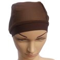 thumbnail image 2 of Lady Mesh Indian Skull Sleep Turban Sombreros Chemo Headwrap Beanie café Yuyangstore Hijab musulmán para mujer Turbante, 2 of 8