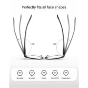 3-Pack Women Reading Glasses with Blue Light Blocking and Anti-Glare Features +3.00
