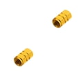 thumbnail image 2 of VONKY 4 Pieces Decorative Tire Caps Convenient Firm Tires Valve Cover Tire Plug Covers Modifying Accessory with Bright Color Golden 2Set, 2 of 6