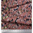 thumbnail image 2 of Soimoi Rayon Crepe Fabric Animal Skin Texture Decor Fabric Printed Yard 46 Inch Wide, 2 of 3