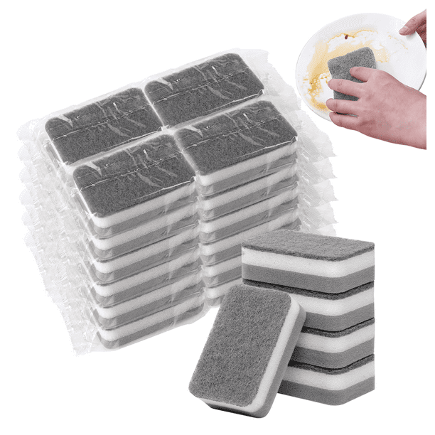 Individually Wrapped Sponges Kitchen Cleaning Sponges Bulk, Dishwashing