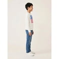 thumbnail image 2 of Jollidays featuring Tootsie Roll Unisex Kids Flag Long Sleeve Crewneck Pullover Sweatshirt, Sizes XS-XXL, 2 of 3