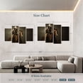 thumbnail image 4 of Elephant Stock Gun Toting Cowboy Wall Art - Horizontal Multi Panel Canvas - Living Room Wall Decor - Our America Multi Panel - Brown And Black Decor - 84" x 54", 4 of 8