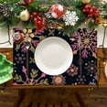 thumbnail image 6 of Virelaxpo 4-Piece Set Christmas Placemats 12x18 Inches, Winter Themed Table Mats for Kitchen and Dining, Wrinkle-Resistant and Easy Clean, 6 of 6