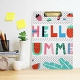 thumbnail image 6 of FMSHPON Watermelon Summer Flamingo Clipboard Hardboard Wood Nursing Clip Board and Pull for Standard A4 Letter 13x9 inches, 6 of 8