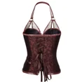 thumbnail image 2 of Ropa Medieval Steampunk para mujer, Disfraz de pirata, corsé de caballero gótico, chaleco Halter de cuero para Halloween, 2 of 5
