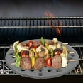 thumbnail image 6 of Grate Round Camp Grill Grate Barbecue Mesh Cast Iron Grate Black 19.00X19.00X0.40CM, 6 of 7