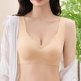 thumbnail image 2 of Outfmvch Sports Bras for Women No Underwire Bra Gym Bra Workout Tops for Women Everyday Bra Running Bra Scoop Neck Padded Wired Bras for Women Bra Top Bralettes for Women A2 Beige L, 2 of 9