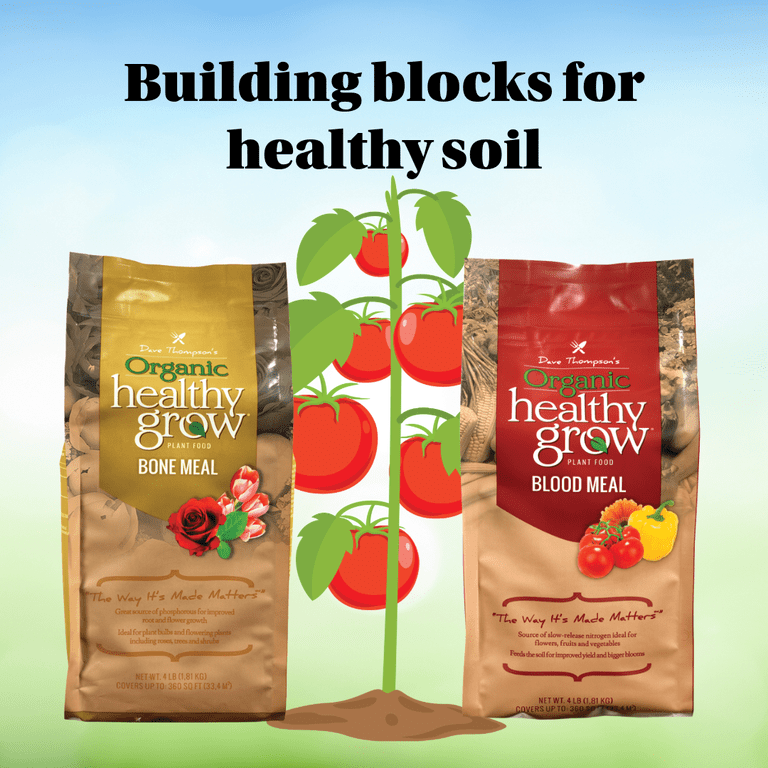Dave Thompson's Organic Healthy Grow Blood Meal Plant Food