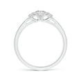 thumbnail image 2 of ANGARA Natural Prong-Set Diamond Three Stone Ring in 14K White Gold for Women (Size-4.6mm| Color-I-J| Clarity-I1-I2) | April Birthstone, Anniversary, Jewelry Gift for Women | Natural Diamond Ring, 2 of 8