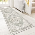 thumbnail image 3 of KUETH 9X12 Vintage Area Rugs Machine Washable Rugs for Living Room, Non Slip Flat Pile Rug with Rubber Backing, Persian Rug for Entryway Bedroom Dining Room Home Office, 3 of 4
