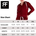 thumbnail image 5 of Red Fox Women's Casual Slim-Fit Fleece Full-Zip Athletic Hoodie Jacket with Pocket - Active, Running, Workout, 5 of 5