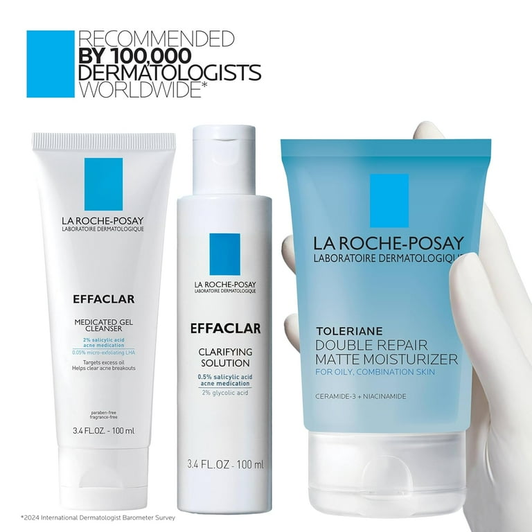 LA ROCHE-POSAY EFFACLAR MAT+ 9個セット La Roche-Posay Effaclar Acne Daily Essentials Kit HSA/FSA Eligible