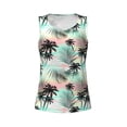 thumbnail image 2 of Rocae Tropical Summer Palm for Women's Workout Tank Top Lightweight Sleeveless Fit Tops- Moisture-Wicking, BreathableX-Large, 2 of 9