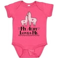 thumbnail image 3 of Inktastic Llama Aunt Loves Me Girls Girls Baby Bodysuit, 3 of 5