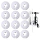 thumbnail image 1 of 12 cubiertas de plástico para tubos de radiador, color blanco, para decoración de tuberías de 12 mm de diámetro (blanco), 1 of 7
