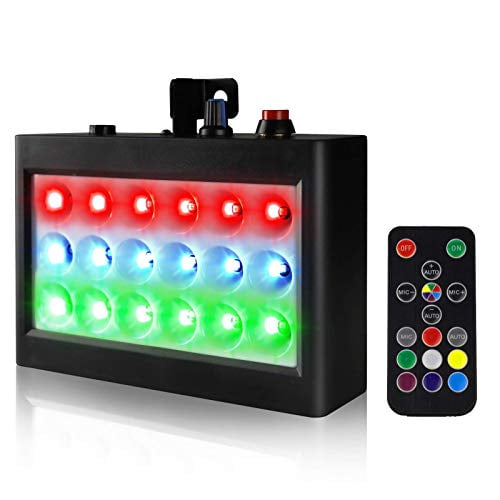 4 IN 1 TC-Home 18 x10W RGBW LED Stage Par Light DMX DJ Lighting Party Sound-Active Strobe Show 