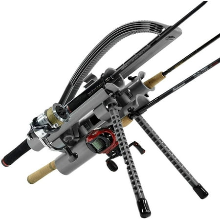 Rod-Runner Fishing Rod Rack - Express 3 Fishing Rod Carrier - Gray