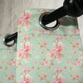 thumbnail image 3 of Ambesonne Flowers Grommet Curtain, Retro Spring Blossoms, 50" x 96", Mint Pink, 3 of 6