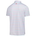 thumbnail image 3 of Men's-FootJoy  White Arnold Palmer Invitational ProDry Multi Pinstripe Lisle Polo, 3 of 4