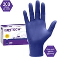 thumbnail image 4 of Kimtech Vista Nitrile Exam Gloves - For Right/Left Hand - Nitrile - Purple - Recyclable, Textured Fingertip, Disposable, Beaded Cuff, Powdered, Non-sterile, Textured Fingertip - For Laboratory Applica, 4 of 6