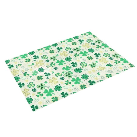 

decorations for living room room decor for teen girls St. Patricks s Day Placemats Scandinavians Irish Day Plaid Decorative Placemats Insulated Tablecloths