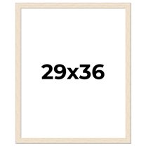 29x36 Frame White Real Wood Picture Frame Width 1.5 inches | Interior Frame Depth 0.5 inches | Barn