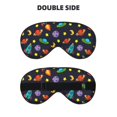 Cauagu Space D Print Sleep Eye Mask, Blindfold Eye Sleep Shade Cover