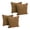 Multi-color, variant on Blazing Needles 18-inch Double-corded Solid Microsuede Square Throw Pillows with Inserts (Set of 4) 9810-CD-S4-MS-TL