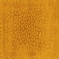 thumbnail image 1 of Ahgly Company Indoor Square Abstract Yellow Modern Area Rugs, 7' Square, 1 of 4