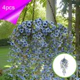 thumbnail image 1 of Simulation Artificial Violets Fake Flowers Wall Hanging Eucalyptuss Greenerys Hanging Vines Home Decoration, 1 of 6