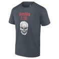 thumbnail image 2 of Men's Ripple Junction Heather Charcoal "Stone Cold" Steve Austin Red Eye Skull T-Shirt, 2 of 3