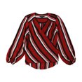 thumbnail image 1 of I.N.C Womens Surplice Wrap Blouse, Red, X-Large, 1 of 1