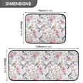thumbnail image 3 of 2-Piece Kitchen Mat Set Non Slip Washable Floor Mats Decorative Rugs for Kitchen Sink Laundry Flowers and Birds Pattern, 3 of 7