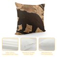 thumbnail image 4 of Qinduosi Throw Pillow Covers Cabin Forest Square Pillowcase Decorative Cushion Set of Vintage Rustic inch for Couch Sofa Bedroom Car White, 4 of 5
