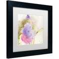 thumbnail image 2 of Trademark Fine Art "Purple Blooming" Canvas Art by Sheila Golden, White Matte, Black Frame, 2 of 4