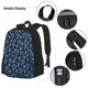 thumbnail image 3 of Easygdp Question Marks Mochila para Niños y Niñas con Set de Caja de Almuerzo y Estuche para Lápices 3 en 1, Mochila Escolar Estampada para Adolescentes, 3 of 7