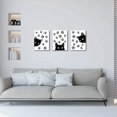 thumbnail image 4 of Three animal cat wall art prints (20 * 25CM), interesting posters, and lovely cat wall art canvases are suitable for living room home decoration., 4 of 4