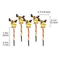 thumbnail image 3 of Bzdzmqm under $5 Solar Christmas Lights, 6-Pack Solar Christmas Lights, LED Waterproof Outdoor Decorations, Solar Courtyard Tree Reindeer Lights, Festive Outdoor Decor, Holiday Garden Lights, 3 of 7