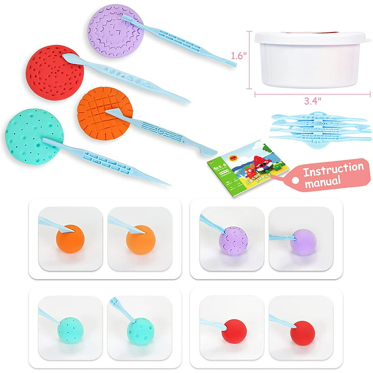 Boron-Free Air Dry Clay, 6 Styles of Modeling Clay Kit for Kids, Ultra  Light Magic Clay, with Accessories Tools and Tutorials, Arts and Crafts Set  for Boys Girls Age 3+