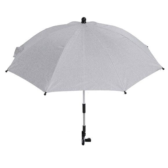 Umbrella for with Clamp, Sun Proof Baby Parasol UV Protection 75cm for Travel Blue,Gray,Red