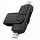 thumbnail image 1 of Lector de Tarjetas SD TF Tipo C Adaptador de Lector de Tarjetas de Memoria Inteligente USB 3.0 SD TF de Alta Velocidad para PC Teléfono Móvil Computadora Portátil, 1 of 8