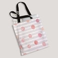 thumbnail image 2 of ABPHQTO Watercolor Stroke Pattern With Pink Glittering Textured Circles Canvas Bag Reusable Tote Grocery Shopping Bags Tote Bag 14x16 inch, 2 of 2