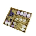 thumbnail image 2 of Northlight 14ct Easter Egg, Chicken and Bunny Spring Decorations - Purple/White, 2 of 3