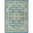 thumbnail image 2 of SAFAVIEH Sutton Ivy Floral Bordered Area Rug, Blue, 5' x 7', 2 of 7