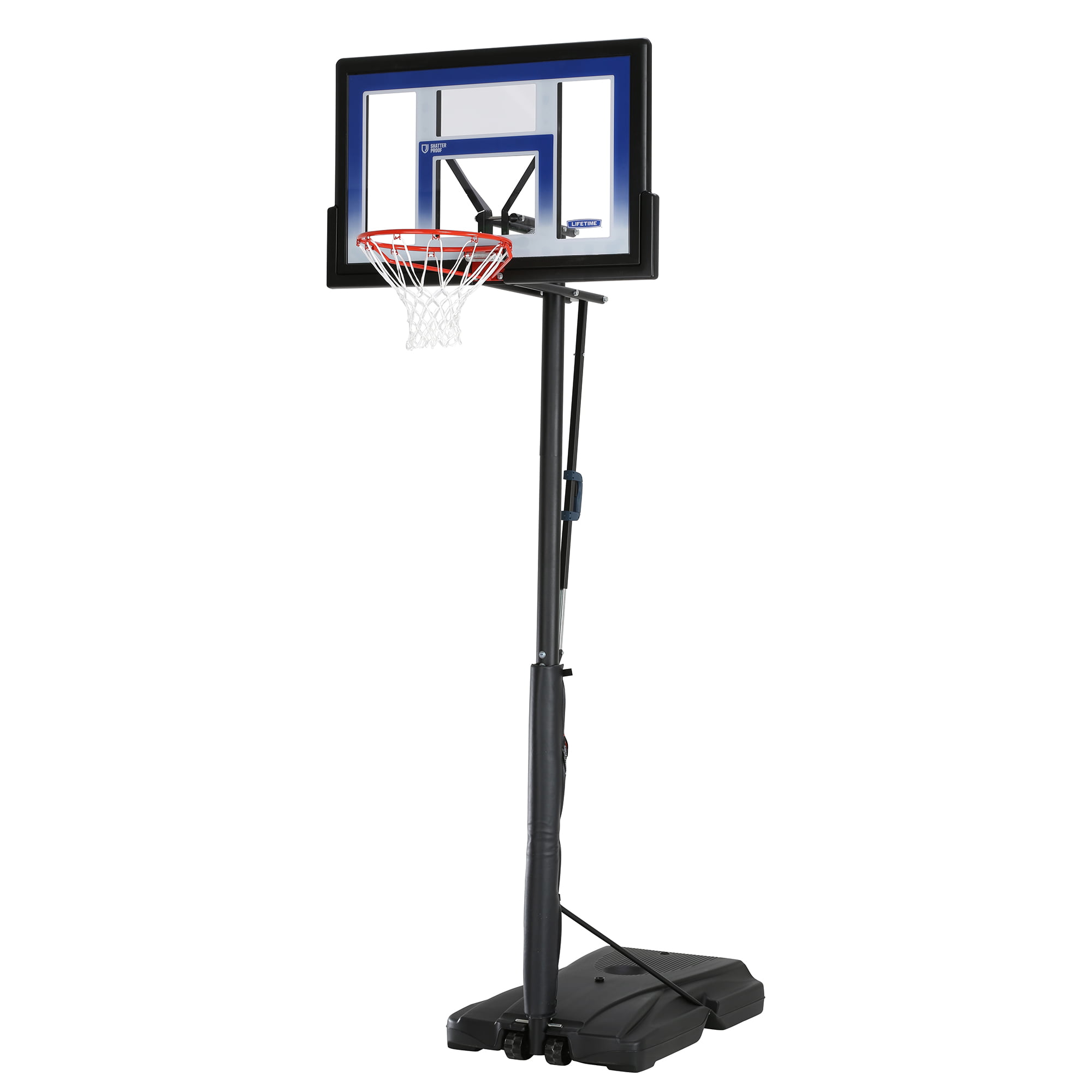 Lifetime Backboard and Rim Basketball Combo Shatterproof 54 Inch Steel-Framed 