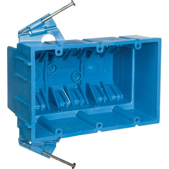 Carlon SuperBlue 3-Gang Thermoplastic Molded Wall Box BH353A