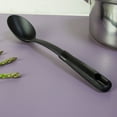 thumbnail image 4 of Mainstays Nylon Solid Basting Spoon, Soft-Touch Handle, Black, Dishwasher Safe, 4 of 12