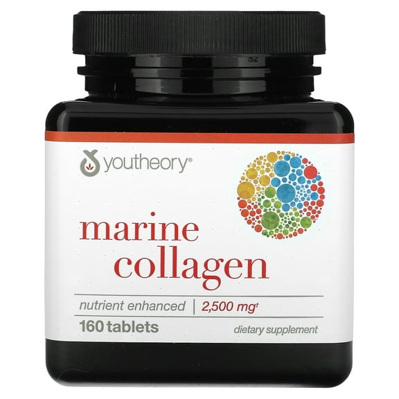 Youtheory Marine Collagen Enhanced Formula - 160 Tablets